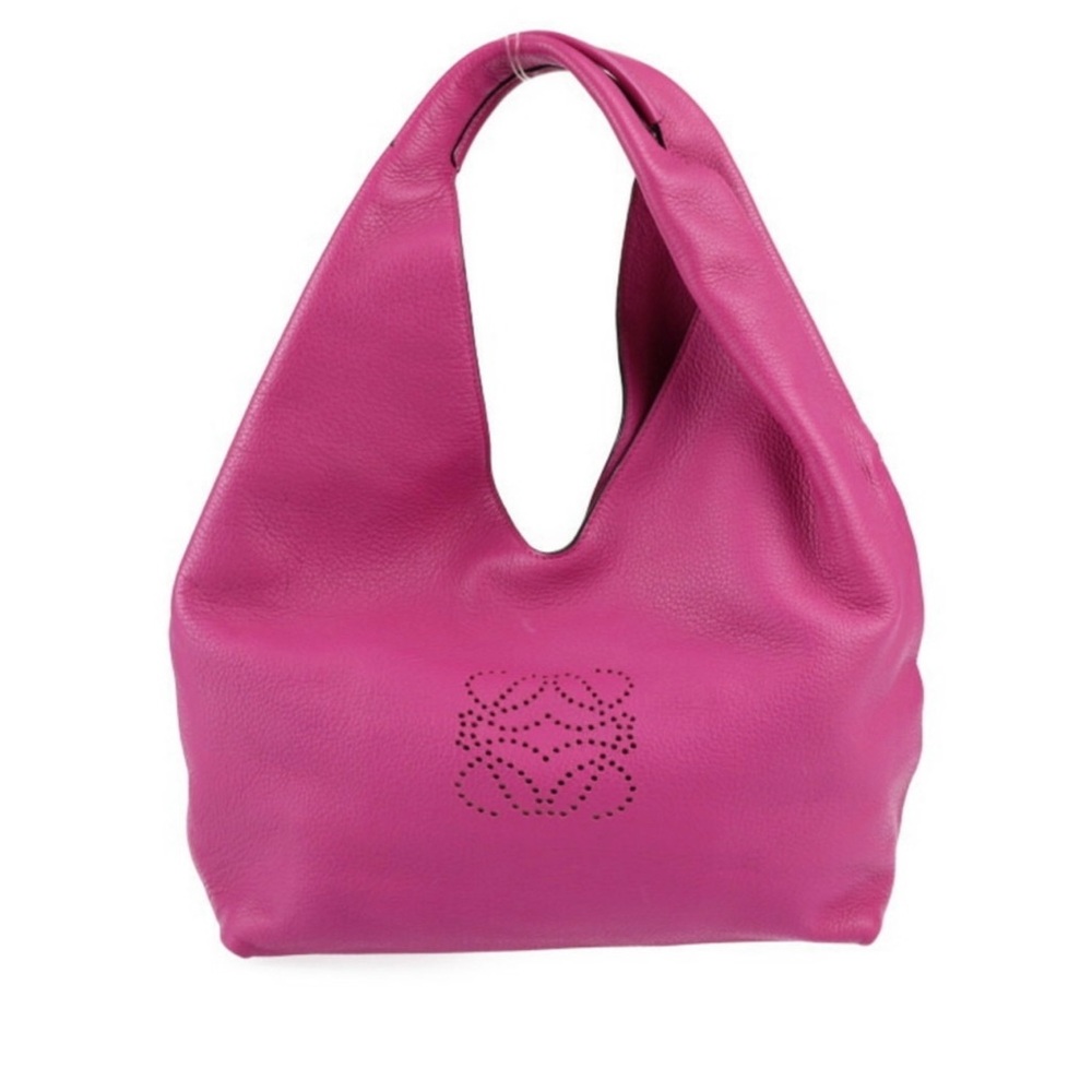 LOEWE Dunas Handbag  Leather Hot Pink
Shoulder Bag Anagram